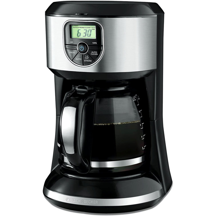 Black and decker 2025 coffee maker auto clean